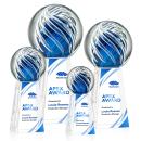 Genista Full Color Globe on Novita Base Glass Award
