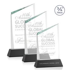 Scarsdale Black on Newhaven Peaks Crystal Award - Crystal Awards