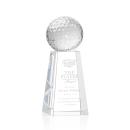 Golf Ball Globe on Novita Base Crystal Award