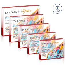 Toledo Full Color Red (Horiz) Rectangle Acrylic Award - Awards and Trophies