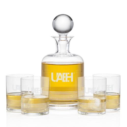 Corporate Gifts - Barware - Decanters - Dorval Decanter Set