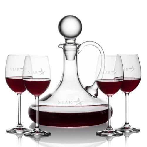 Corporate Gifts - Barware - Gift Sets - Horsham Decanter Wine Set