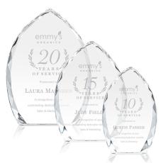 Wilton Clear Peaks Crystal Award - Awards and Trophies
