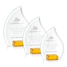 Romy Amber Flame Crystal Award - Awards and Trophies