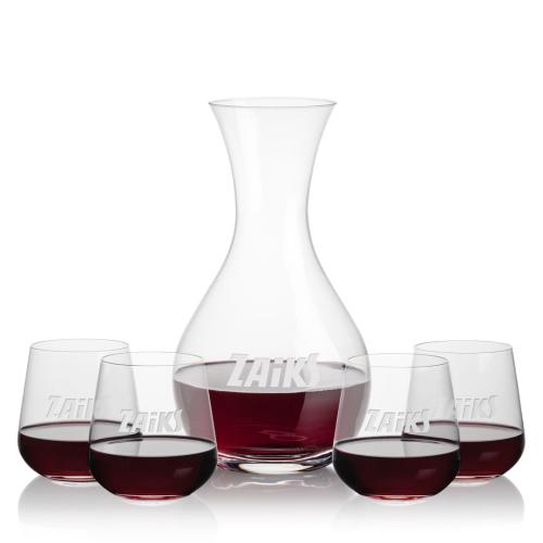 Corporate Gifts - Barware - Carafes - Adelita Carafe & Howden Stemless Wine
