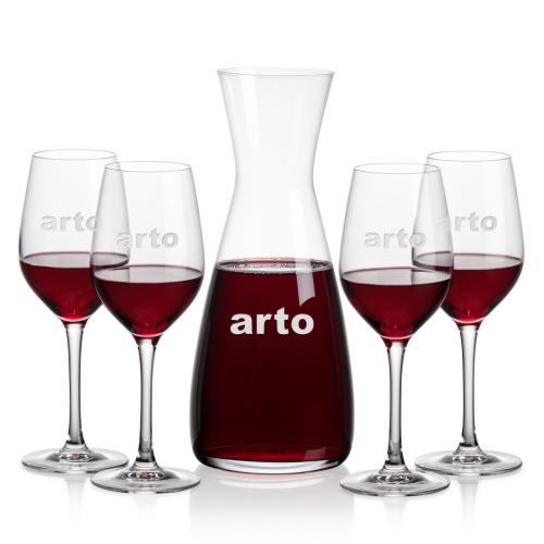 Corporate Gifts - Barware - Carafes - Portofino Carafe & Lethbridge Wine
