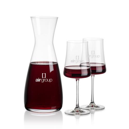 Corporate Gifts - Barware - Carafes - Portofino Carafe & Dakota Wine