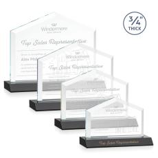 Micasa Black Peaks Crystal Award - Awards and Trophies