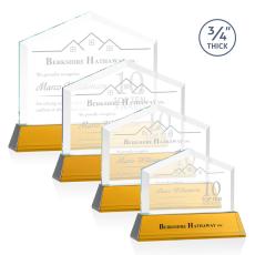 Micasa Amber on Newhaven Peaks Crystal Award - Awards and Trophies