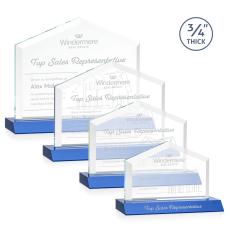 Micasa Blue Peaks Crystal Award - Colored Crystal Awards