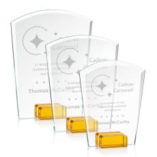 Lola Amber Peaks Crystal Award - Awards and Trophies