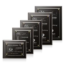 Employee Gifts - Caledon Plaque - Black/Gold