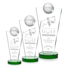 Employee Gifts - Slough Golf Green Globe Crystal Award