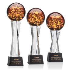 Employee Gifts - Avery Globe on Grafton Base Glass Award