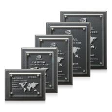 Employee Gifts - Caledon Plaque - Carbon Fibre/Silver