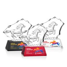 Ottavia Horse Full Color Animals Crystal Award - Awards and Trophies