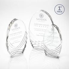Employee Gifts - Westbury Clear Circle Acrylic Award