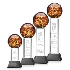 Employee Gifts - Avery Globe on Stowe Base Glass Award