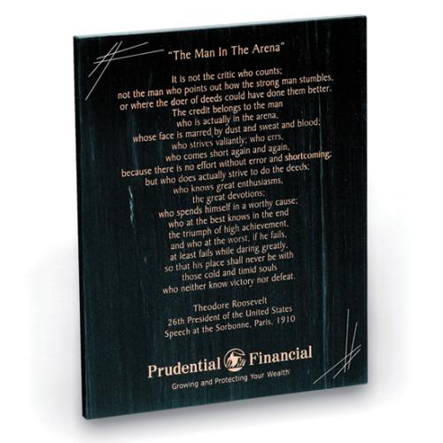 Awards and Trophies - Plaque Awards - Heritage Plaque - Black