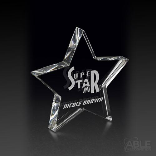 Awards and Trophies - Crystal Awards - Halo Star