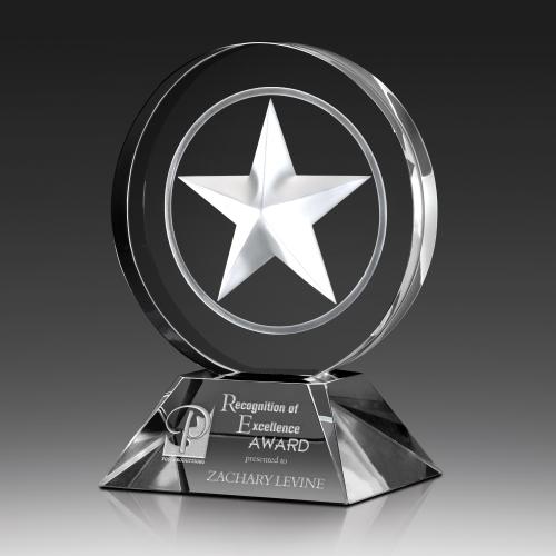 Awards and Trophies - Crystal Awards - Star Glow