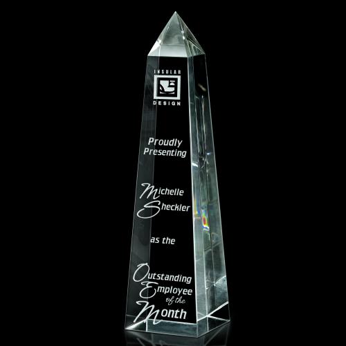 Awards and Trophies - Crystal Awards - Ice Obelisk