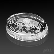 Savannah Paperweight - Crystal Awards