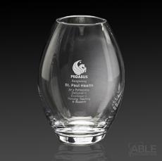 Clear Barrel Vase - Awards and Trophies
