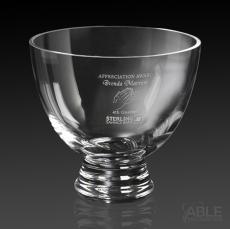 Clear Pedestal Bowl - Awards and Trophies