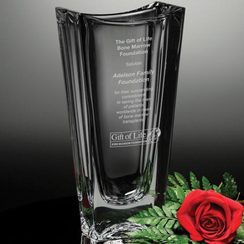 Awards and Trophies - Crystal Awards - Capri Vase