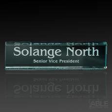 Jade Nameplate - Crystal Awards