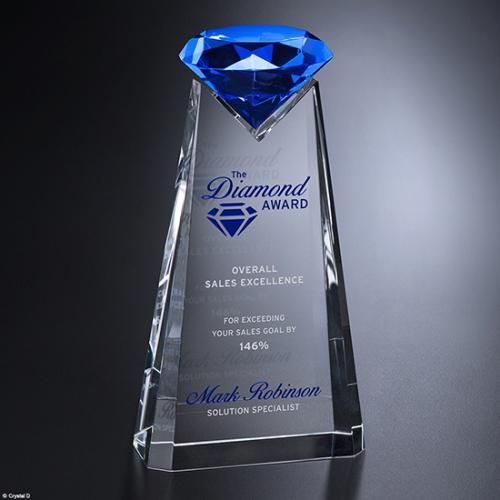 Awards and Trophies - Crystal Awards - Essence Diamond
