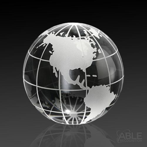 Awards and Trophies - Crystal Awards - Galaxy Globe