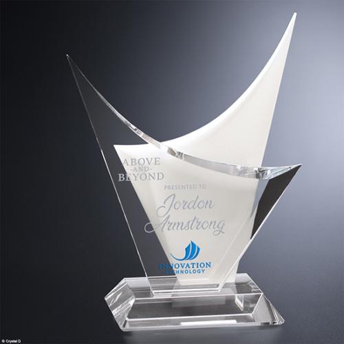 Awards and Trophies - Crystal Awards - Voyager Award