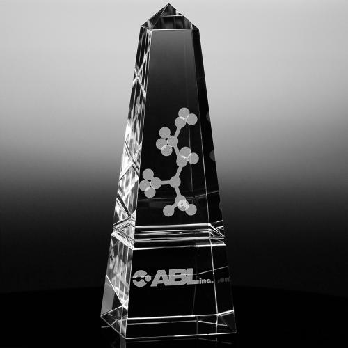 Awards and Trophies - Crystal Awards - Pillar Obelisk