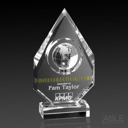 Awards and Trophies - Crystal Awards - Magellan Global Award