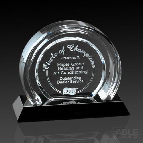 Awards and Trophies - Crystal Awards - Halo Sable Award