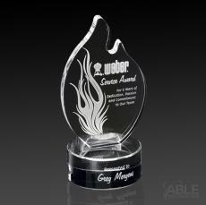 Wildfire Flame - Crystal Awards
