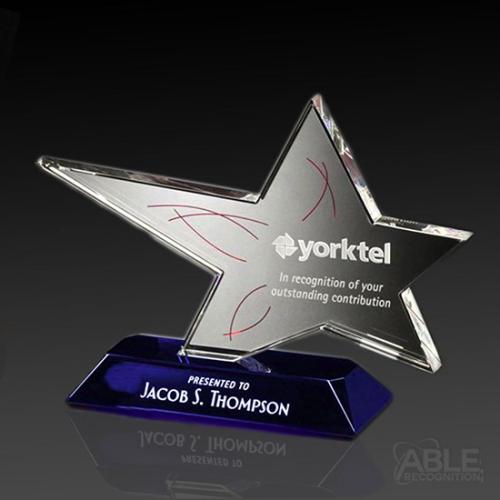 Awards and Trophies - Crystal Awards - Rock Star
