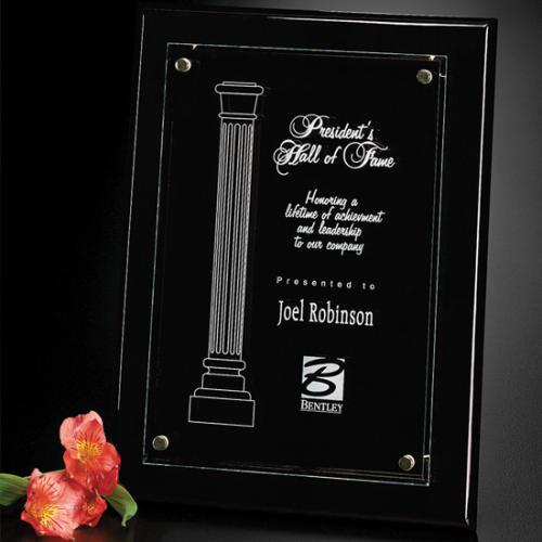 Awards and Trophies - Plaque Awards - Canterbury Black Plaque