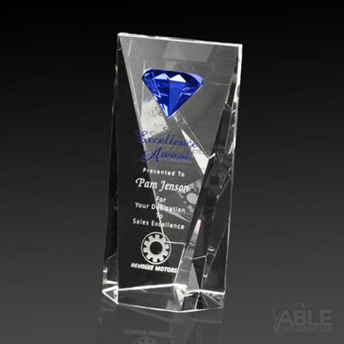 Awards and Trophies - Crystal Awards - Gemstone Award