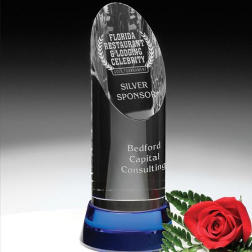 Awards and Trophies - Crystal Awards - Vinton Indigo Award