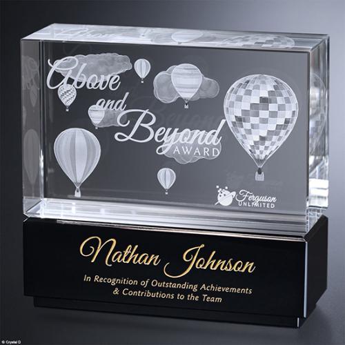 Awards and Trophies - Crystal Awards - Butler Sable Cube