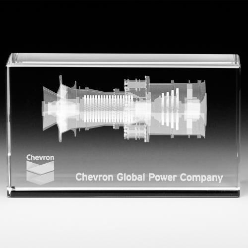 Awards and Trophies - Crystal Awards - Cooper Rectangle