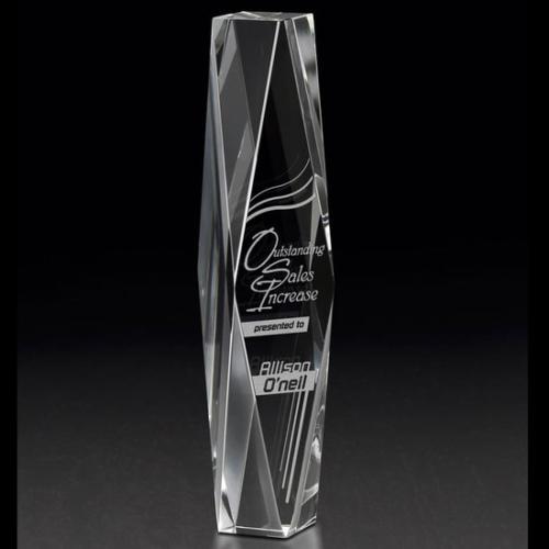Awards and Trophies - Crystal Awards - Diamond Cut Tower