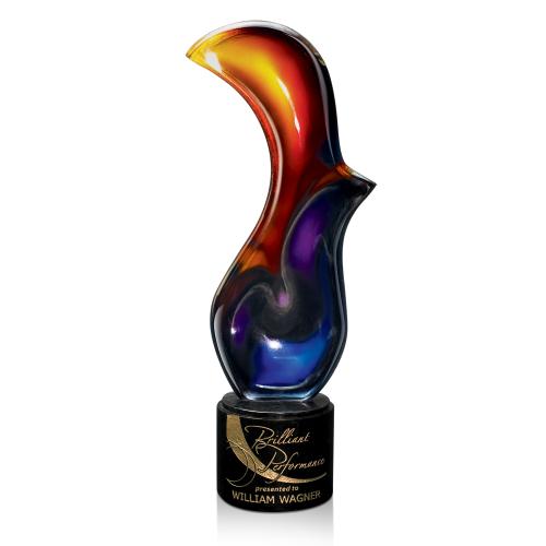 Awards and Trophies - Crystal Awards - Glass Awards - Art Glass Awards - Delphi Flash