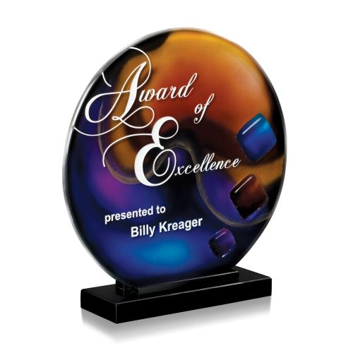 Awards and Trophies - Crystal Awards - Glass Awards - Art Glass Awards - Trilogy Sphere