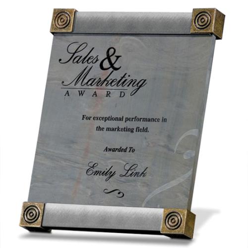Awards and Trophies - Plaque Awards - Multi-Slate with Graphite