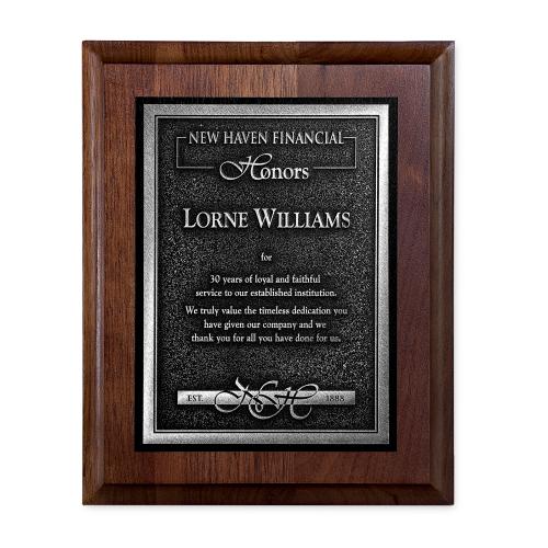 Awards and Trophies - Plaque Awards - Wood Plaques - Arrival