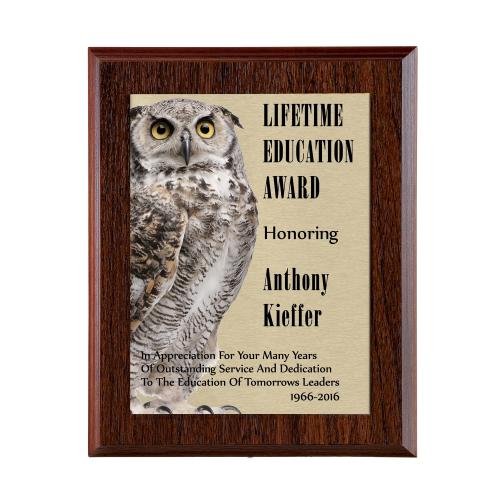 Awards and Trophies - Plaque Awards - Wood Plaques - Commission